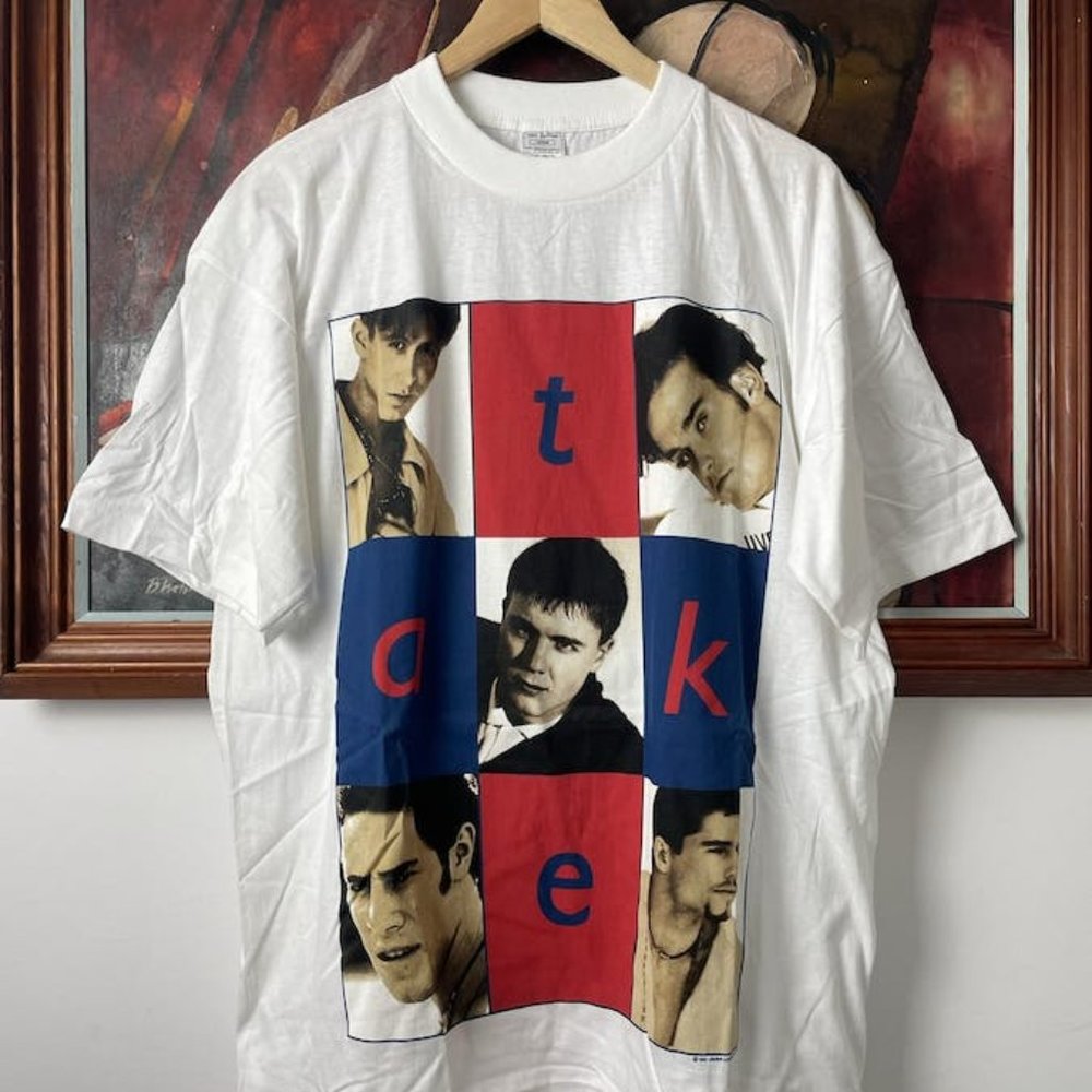 Vintage Take That Band Tee Og 1994 License Boysband Print